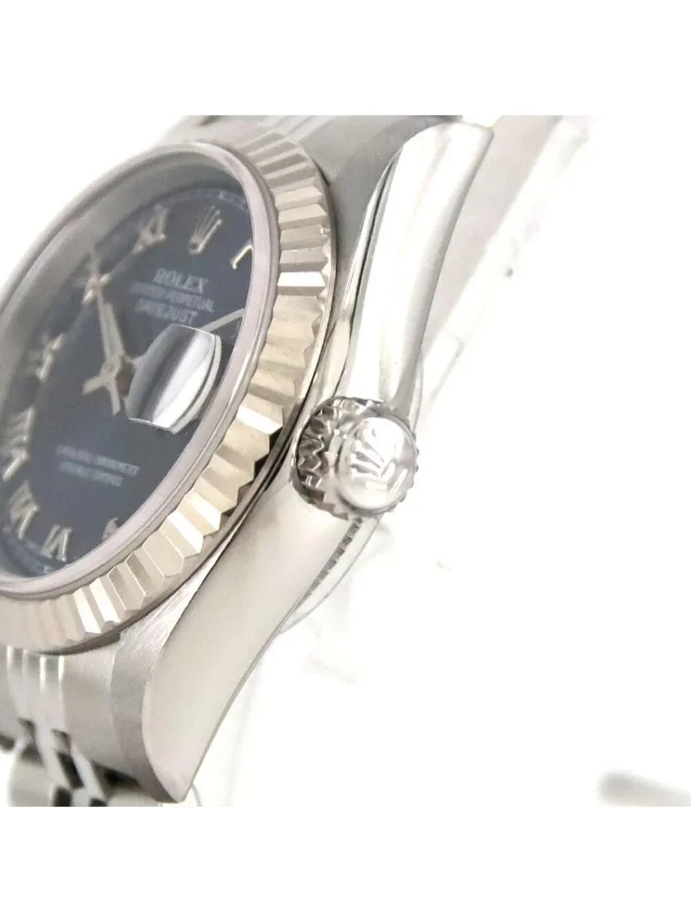 Rolex Datejust Stainless Steel White Gold Automatic Watch
